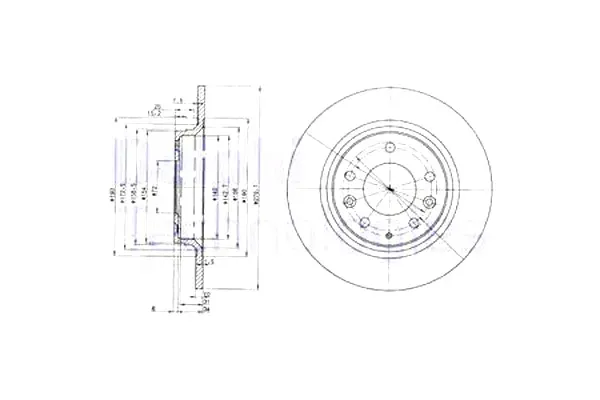tarcza-hamulcowa-delphi-bg3875c-waga-z-opakowaniem-16-kg