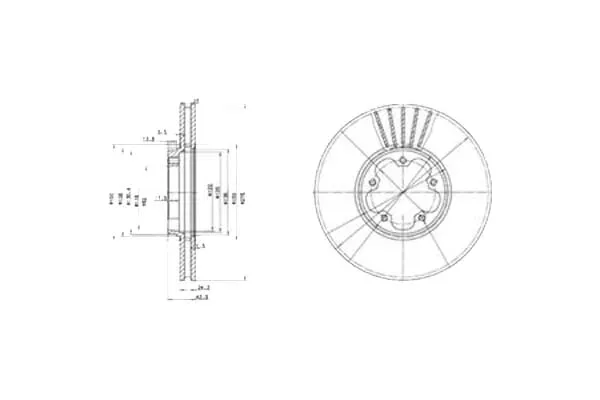 tarcza-hamulcowa-delphi-bg3676-numer-katalogowy-oryginalu-ford-1456667