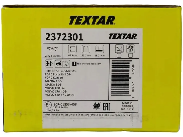 tarcza-hamulcowa-textar-92141305-numer-katalogowy-czesci-92141305