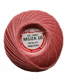 kordonek-muza-10-ariadna-525m-1569a-roz-pudrowy