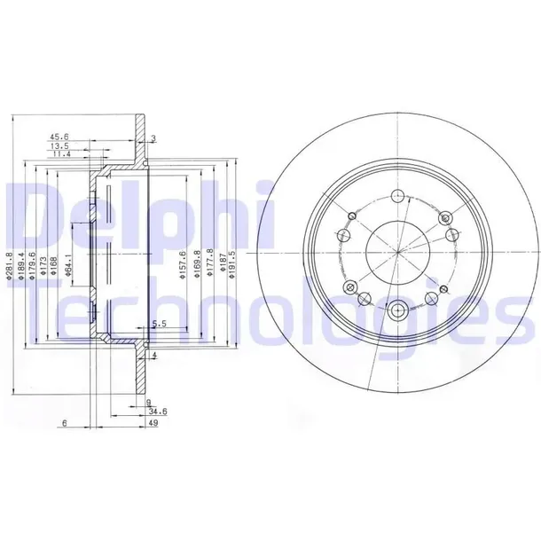 tarcza-hamulcowa-delphi-bg3979-srednica-282-mm
