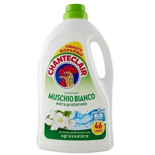 Płyn do prania piżmo duży Liquido Muschio Bianco 2,07l Chante Clair włoski
