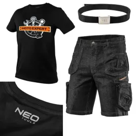 neo-tools-zestaw-krotkie-spodenki-koszulka-pasek-rozmiar-m