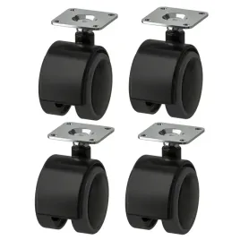 ikea-alex-kolko-czarny-50-mm-4-sztuki