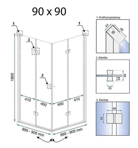 kabina-fold-n2-chrom-80x80-rea-wysokosc-calkowita-190-cm