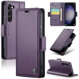 etui-futeral-caseme-leather-do-samsung-galaxy-s25-fioletowy