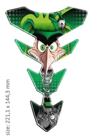 print-tankpad-expression-slim-face-zielone