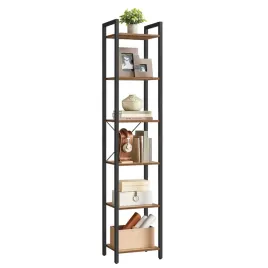 regal-na-ksiazki-slupek-metalowy-rustykalny-do-gabinetu-pracowni-salonu