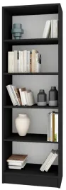 regal-na-ksiazki-z-polkami-czarny-80-cm-5-polek-segregatory-biuro