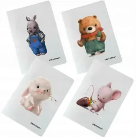 zeszyt-a4-32-trzy-linia-kolorowa-slodkie-zwierzatka-podwojna-narcissus-1szt