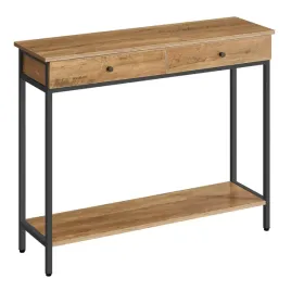 stolik-konsola-z-szufladami-loft-metalowa-konstrukcja-rustykalna-80x100-cm