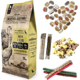Zdjęcie produktu Wiejska Zagroda Indyk z gęsią 20 kg zestaw