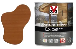 v33-lazura-ochronna-expert-ochrona-do-12-lat-sosna-oregonska-25l