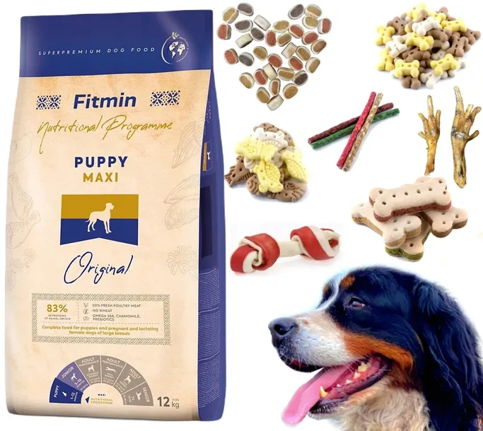 Fitmin Maxi Puppy 12kg + 101 gratis
