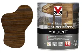 v33-lazura-ochronna-expert-ochrona-do-12-lat-orzech-ciemny-25l