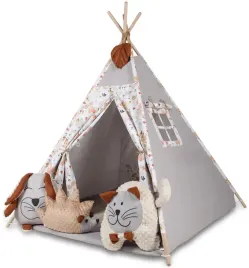 namiot-tipi-teepee-wigwam-mata-3-zwierzaczki-lesne