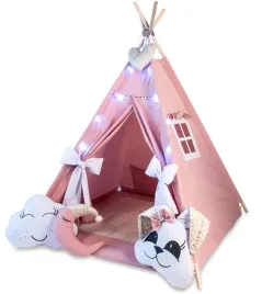 namiot-tipi-wigwam-mata-poduszki-girlanda-swietlna