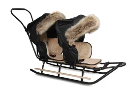 polskie-sanki-duo-tandem-cieplutkie-siedzisko-budka-z-futrem-pchacz