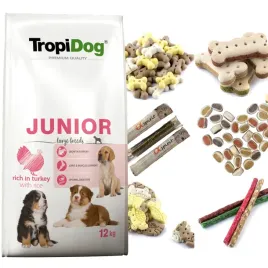 tropidog-junior-duza-rasa-indyk-12kg-zestaw