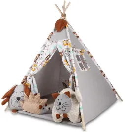 namiot-tipi-teepee-wigwam-mata-3-zwierzaczki-lesne