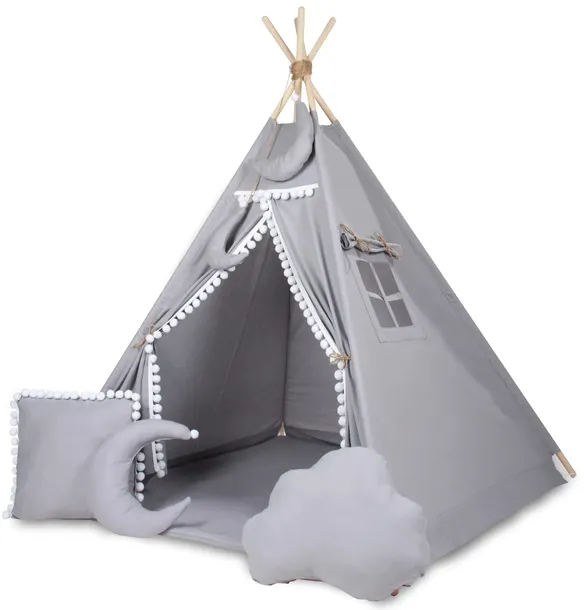 Namiot TIPI WIGWAM mata 5 poduszeczek przytulanek
