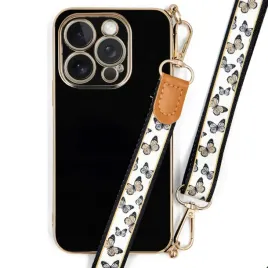etui-do-iphone-15-pro-stylowe-czarne-smycz-lekkie-luksusowe-kobiece-motyle