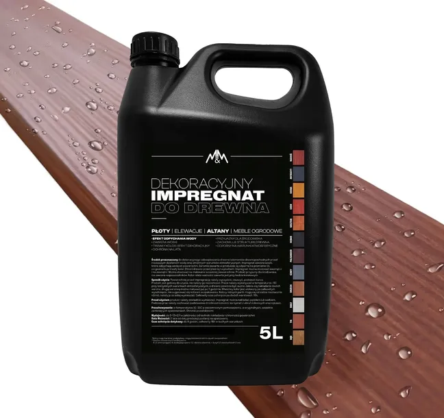 IMPREGNAT farba do drewna TIK 5l Z WOSKAMI hydrofobowy