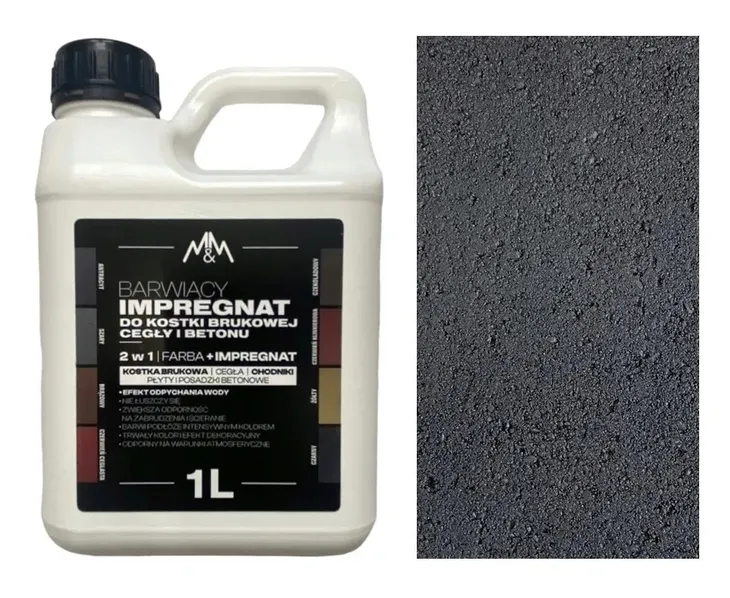 IMPREGNAT farba kostki brukowej BETONU 1l antracyt