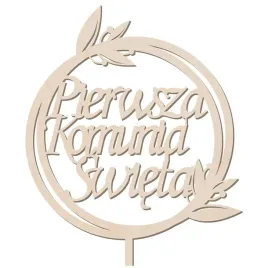 topper-na-tort-dekoracje-tortu-ozdoba-toper-komunia-swieta-dekoracja-drewno