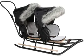 polskie-sanki-duo-tandem-cieplutkie-siedzisko-budka-z-futrem-pchacz