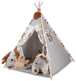 namiot-tipi-teepee-wigwam-mata-3-zwierzaczki-lesne