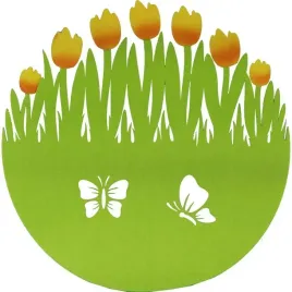 zielona-serweta-filcowa-z-motylkiem-okragla-podkladka-wielkanocna-o35cm