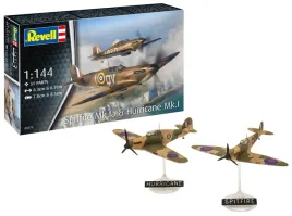 model-do-sklejania-revell-supermarine-spitfire-mk-ia-i-hawker-hurricane-mk