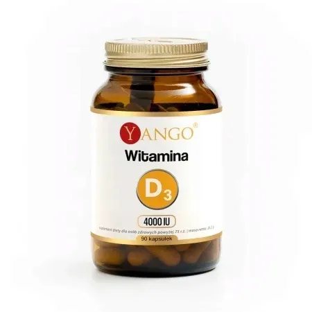 Witamina D3 4000 IU - Yango - 90 kapsułek - Układ Odpornościowy