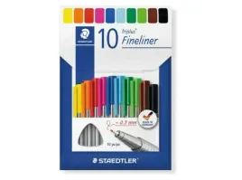 cienkopis-zakreslacz-pastelowe-trojkatne-niewysychajacy-staedtler-10-sztuk