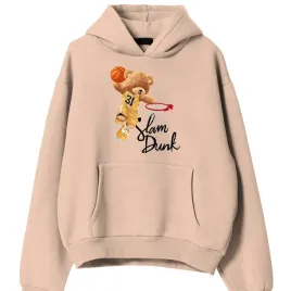 bluza-damska-brzoskwiniowa-z-kapturem-na-prezent-slum-dunk-mis-teddy-m
