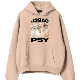 bluza-damska-brzoskwinia-kaptur-na-prezent-urodziny-dla-kociary-j3bac-psy-m