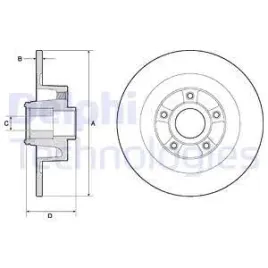 tarcza-hamulcowa-delphi-bg9135rs