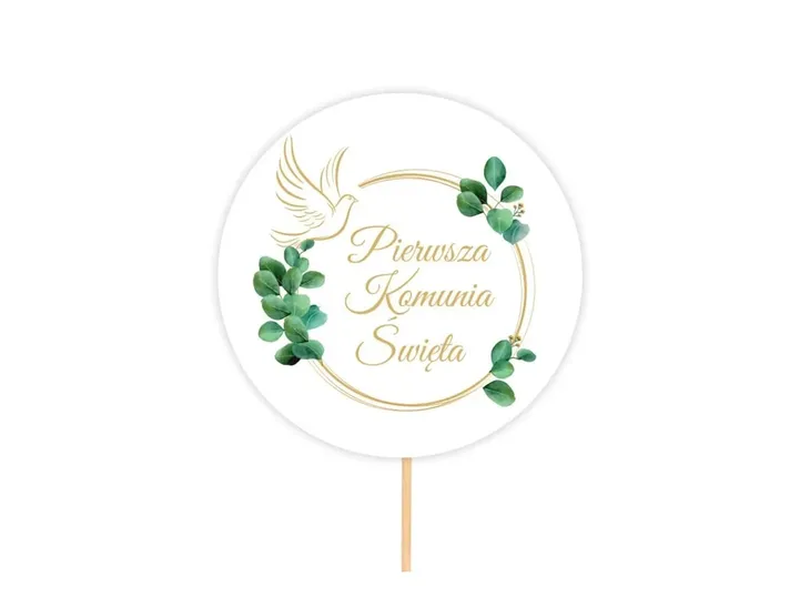 topper-na-tort-komunia-swieta-toper-dekoracja-topper-na-komunie-swieta-stan-opakowania-oryginalne