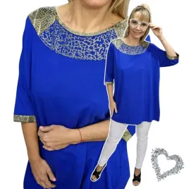 elegancka-dluzsza-tunika-cyrkonie-bawelna-luzna-bluzka-zwierzeca-54-56-7xl