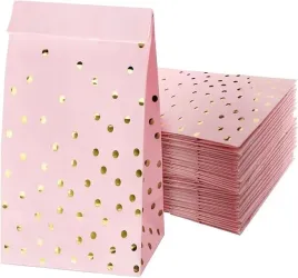 torby-papierowe-na-prezenty-slodycze-24-szt-rozowa-zlote-groszki-21x11x7-cm