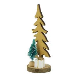 drewniana-choinka-figurka-na-plastrze-drewna-15-cm-zlota-na-prezent