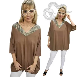 elegancka-tunika-wezowy-polysk-luzna-bluzka-bawelna-serek-54-56-7xl-3105