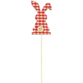 czerwony-zajaczek-na-piku-z-drewna-28-cm-ozdoba-dekoracja-wielkanocna