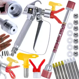 zestaw-pistolet-malarski-do-malowania-agregat-malarski-lanca-filtry-dysza
