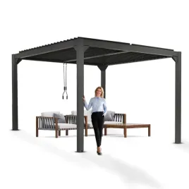 pergola-tarasowa-altana-ogrodowa-3x4m-szara-aluminiowa-zadaszenie-tarasu-k2
