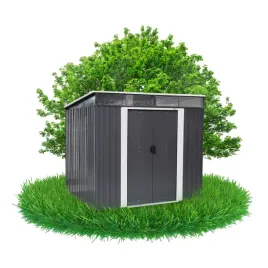 domek-narzedziowy-metalowy-ribes-i-193x238-cm-ogrodowa-szopa-schowek-wysoki