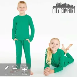 citycomfort-dziecieca-pizama-bawelniana-zielona-rozmiar-3-4-lata