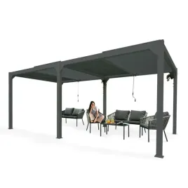 pergola-tarasowa-altana-ogrodowa-6x3m-szara-aluminiowa-zadaszenie-tarasu-k3