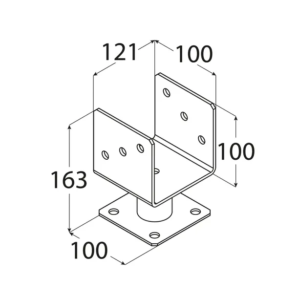 podstawa-slupa-120x100x160mm-przykrecana-do-betonu-kotwa-mocna-pmfu-stalowa-waga-z-opakowaniem-0-35-kg